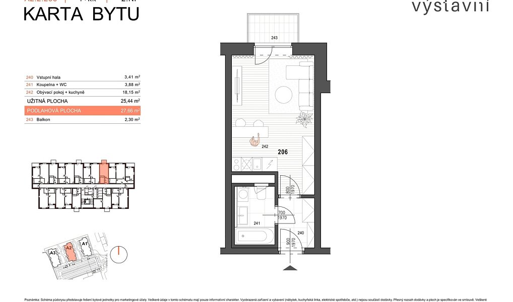 Prodej bytu 1+kk 28 m², Ostrava – náhled fotky 11