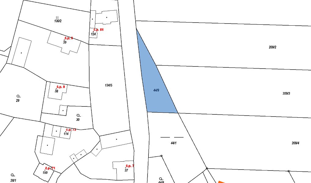 Prodej pozemku 209 m², Lodín – náhled fotky 2