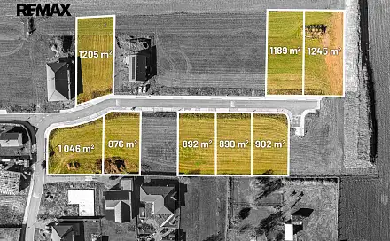 Prodej stavebního pozemku 1 205 m², Stolany, okres Chrudim