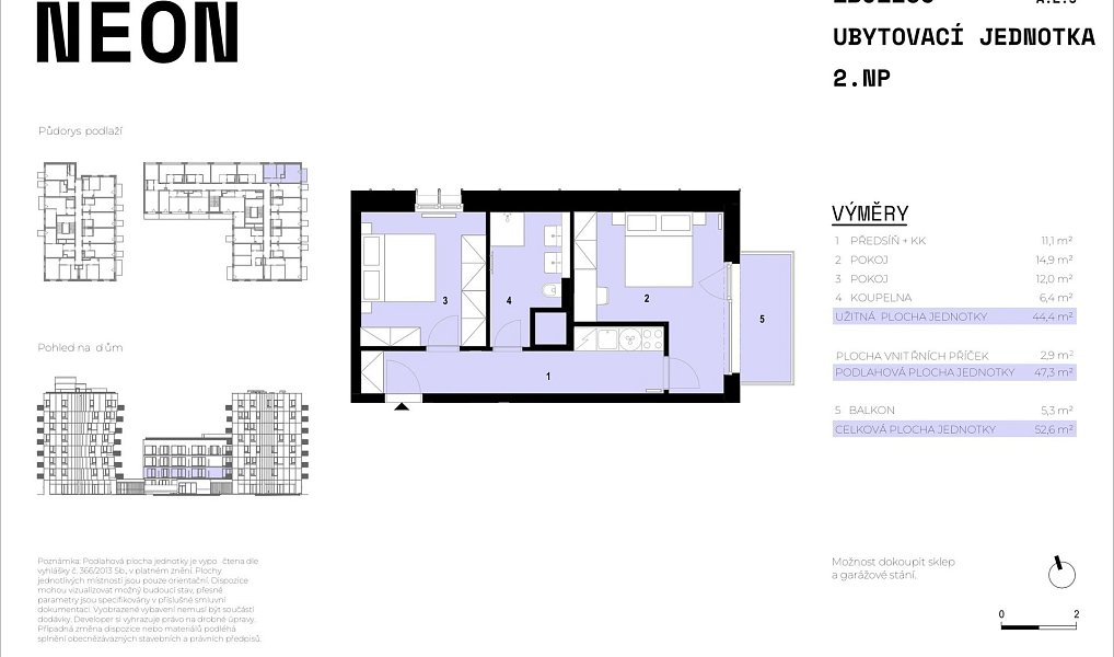 Prodej bytu 2+1 45 m², Brno – náhled fotky 2