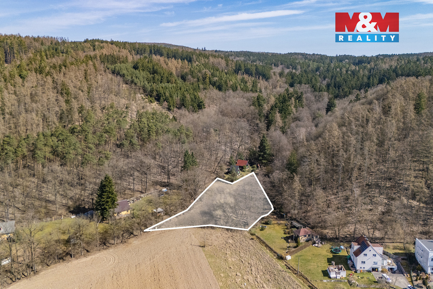 Prodej stavebního pozemku 3 487 m² – fotografie 3
