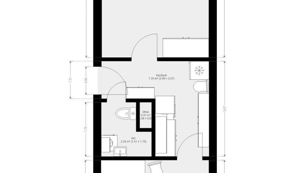Pronájem bytu 2+1 38 m², Brno – náhled fotky 12