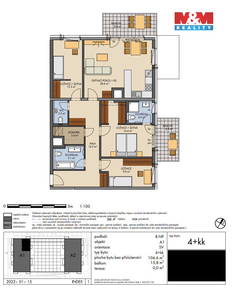 Prodej bytu 4+kk 107 m² — photo 3