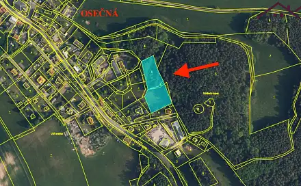 Prodej stavebního pozemku 2 361 m², Osečná, okres Liberec