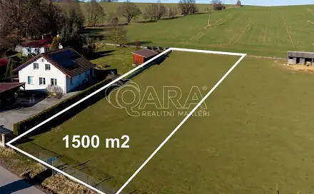 Prodej stavebního pozemku 1 500 m², Divišov - Radonice, okres Benešov