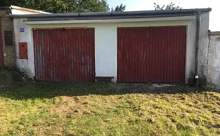 Zděná garáž nebo dílna 38m2 Šlapanice ul.Dlouhá, Dlouhá, Šlapanice, okres Brno-venkov