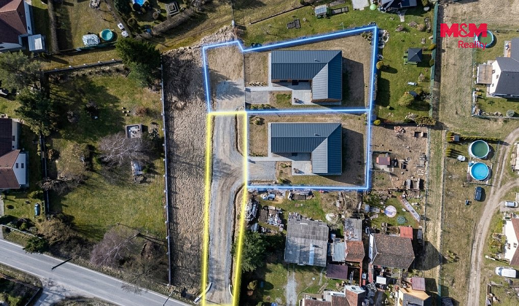Prodej stavebního pozemku 866 m², Sudoměřice u Bechyně – náhled fotky 2