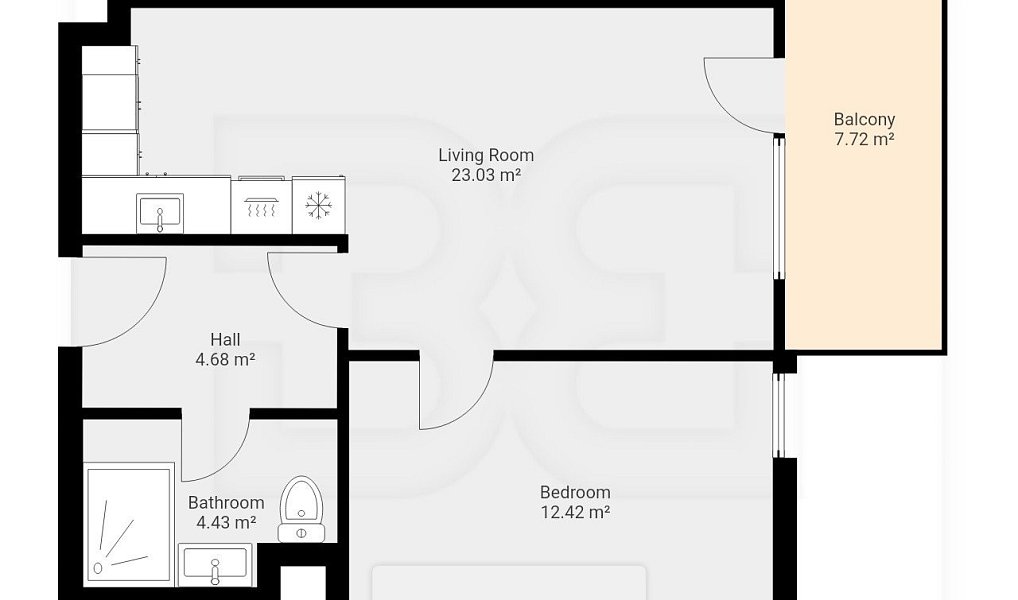 Pronájem bytu 2+kk 55 m², České Budějovice – náhled fotky 17