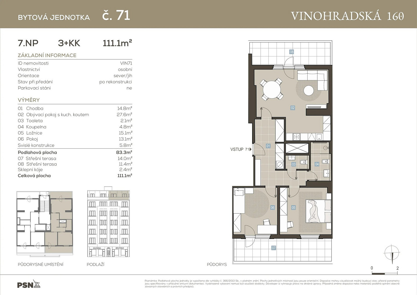 Prodej bytu 3+kk 78 m² — photo 2