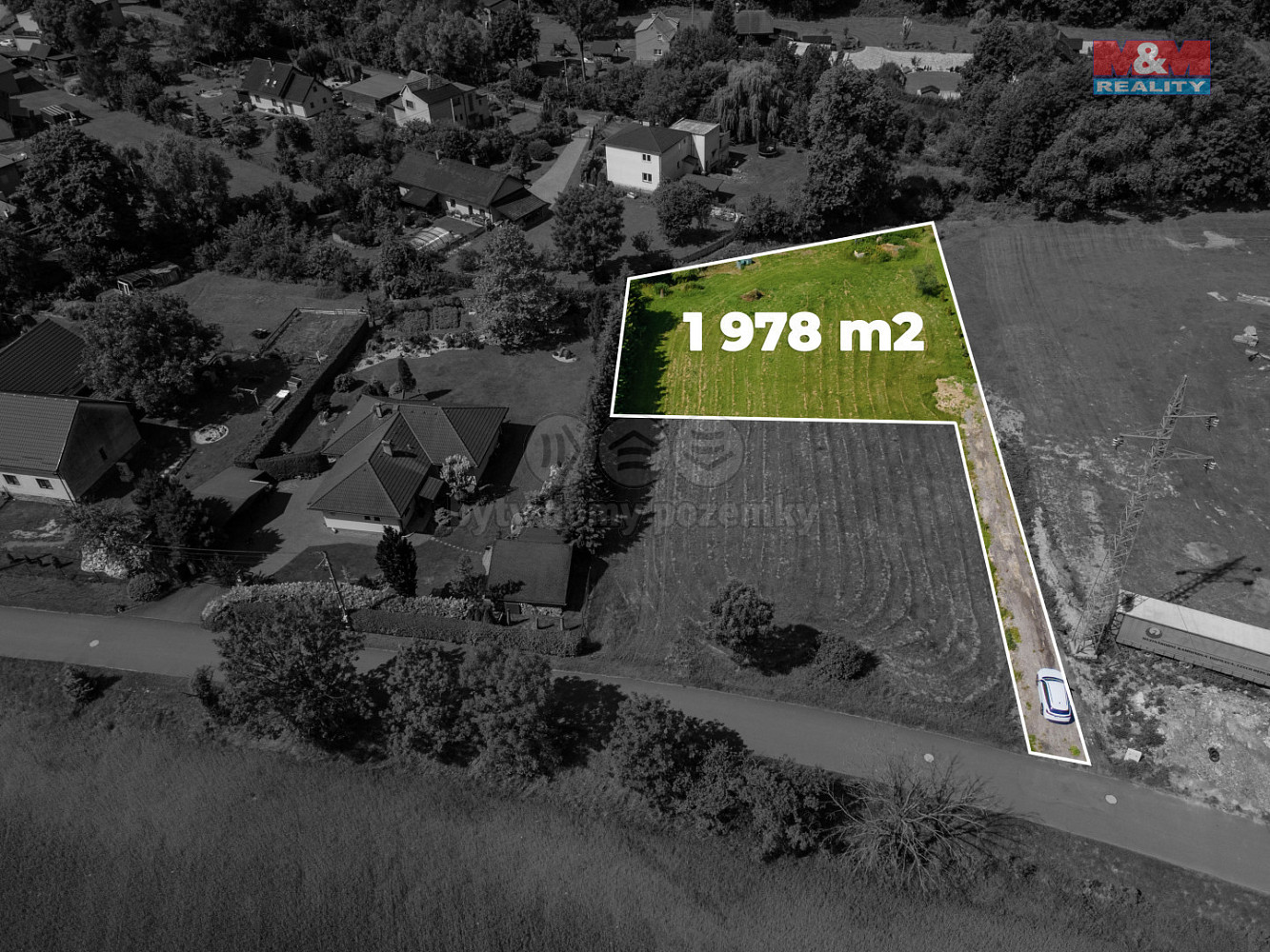 Prodej stavebního pozemku 1 978 m²