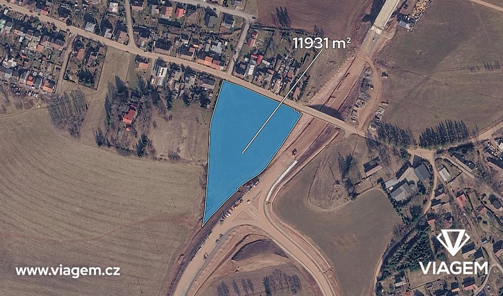 Prodej stavebního pozemku 1 193 m², Nová Paka – náhled fotky 2