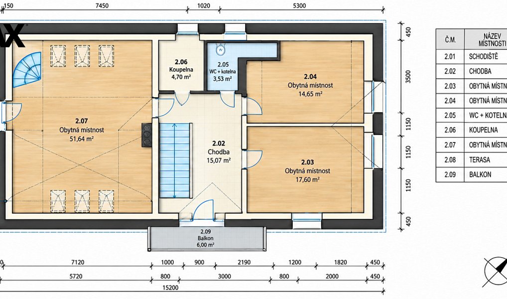 Prodej domu 272 m² s pozemkem 143 m², Jílové u Prahy – náhled fotky 7