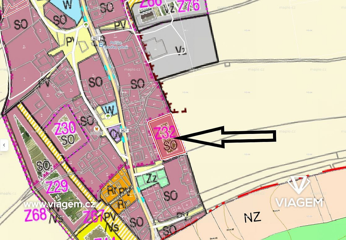 Prodej stavebního pozemku 848 m² – fotografie 3