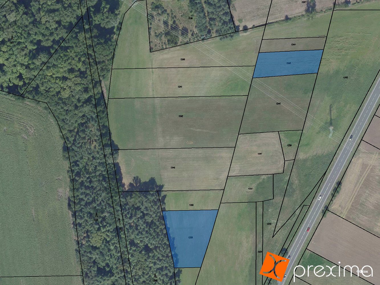 Prodej pole 376 m²