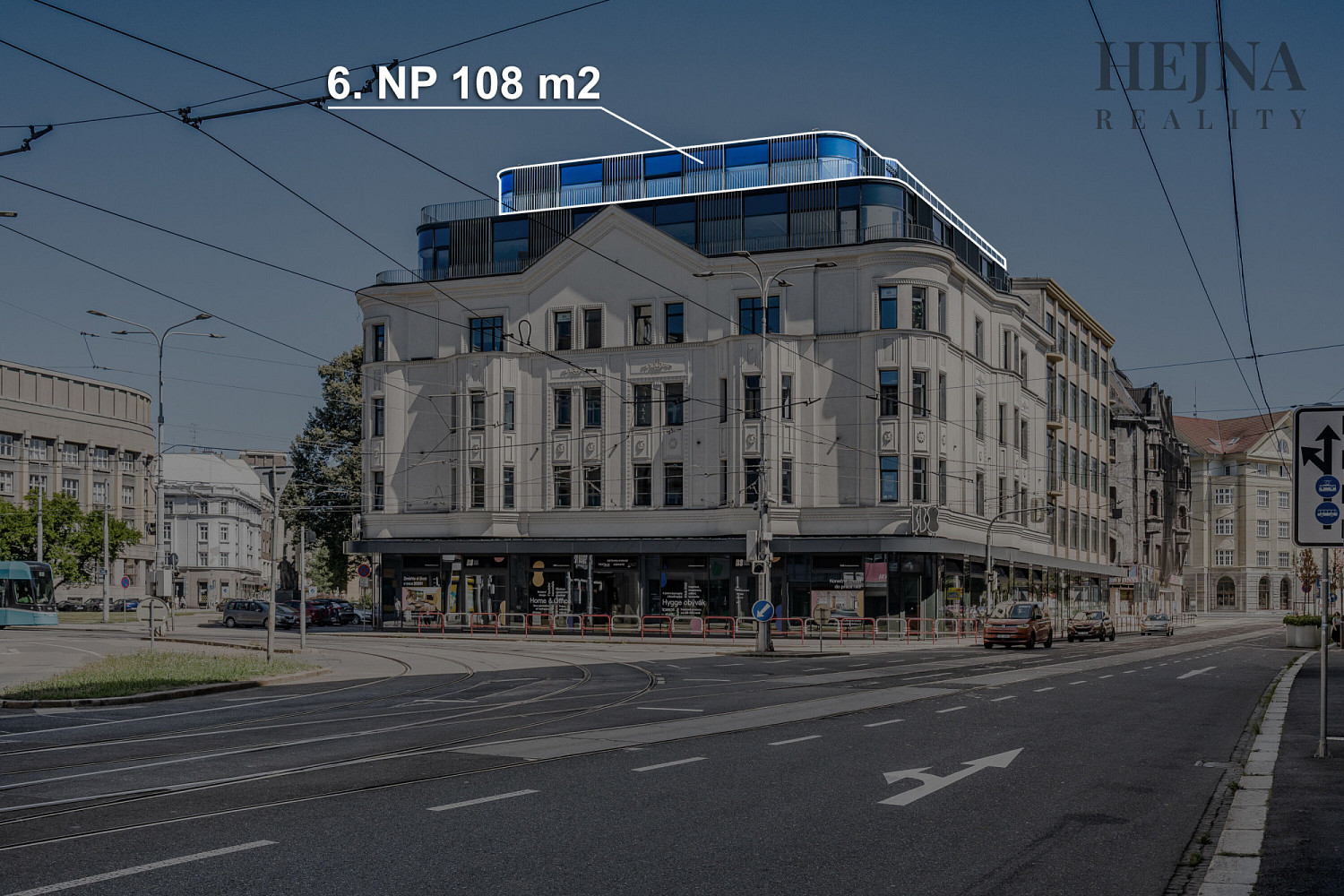 Pronájem kanceláře 108 m²