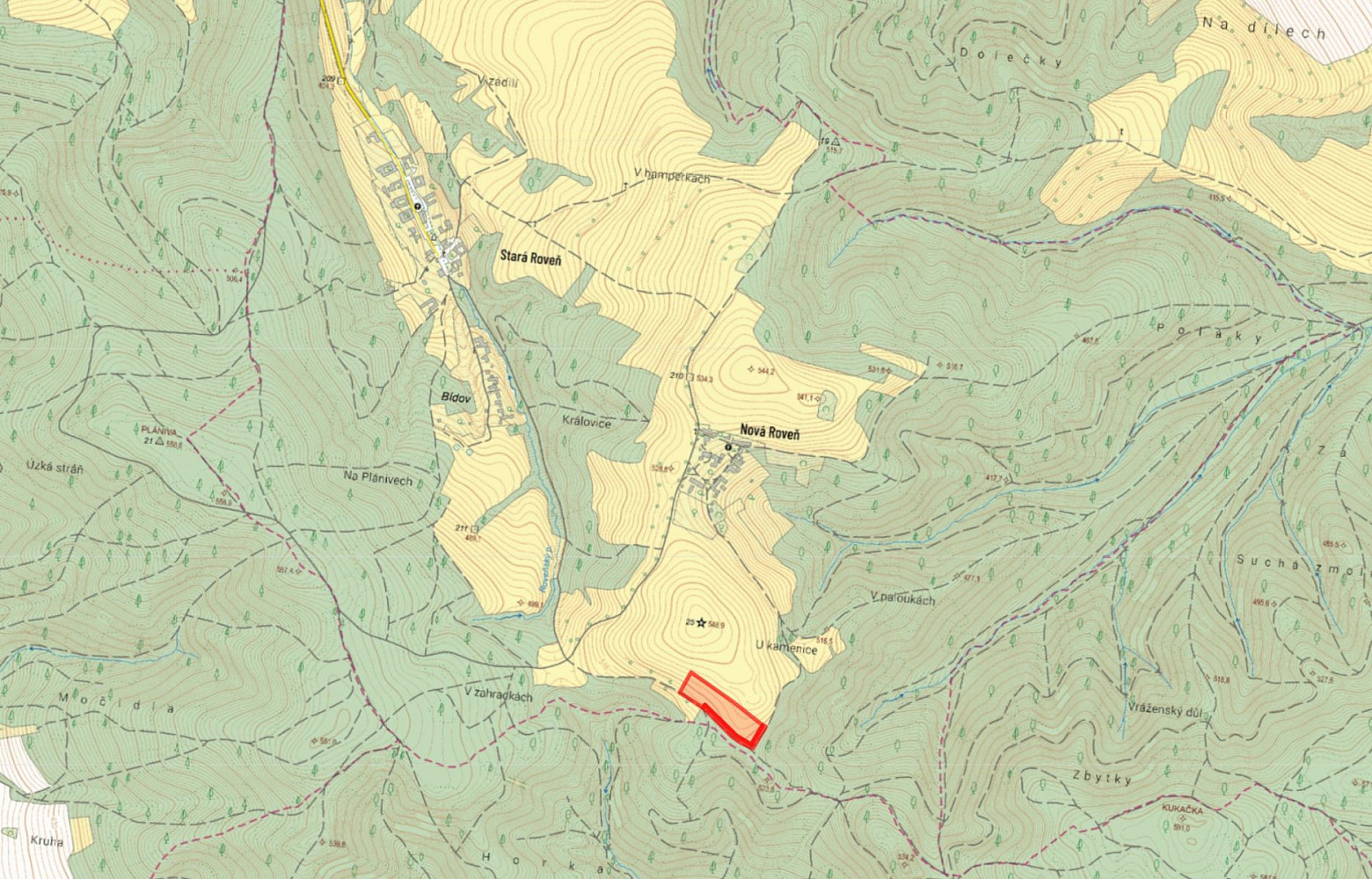 Prodej pole 13 999 m² — photo 2