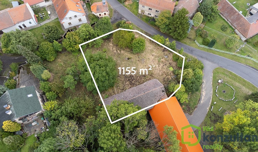 Prodej stavebního pozemku 1 155 m², Třebívlice – náhled fotky 2