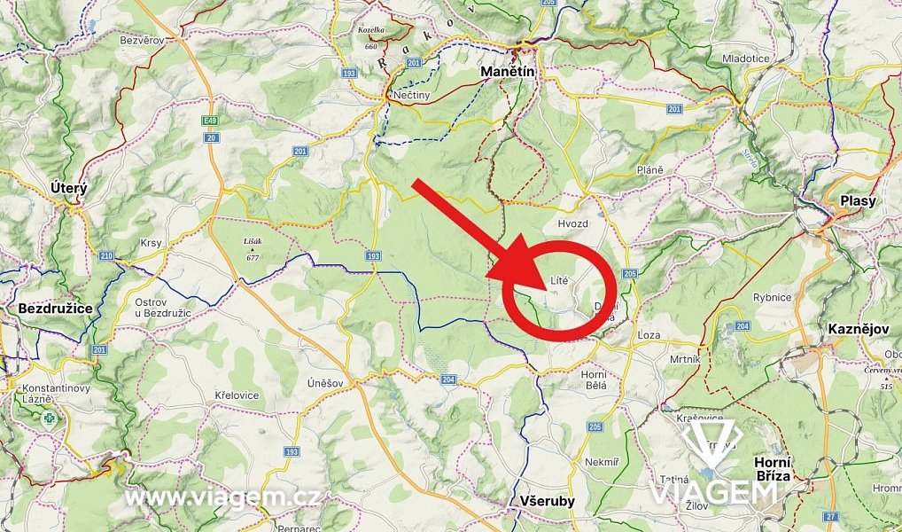 Prodej zahrady 1 745 m², Líté – náhled fotky 4