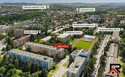 Prodej bytu 2+1 60 m², Kyjevská, Třebíč - Nové Dvory
