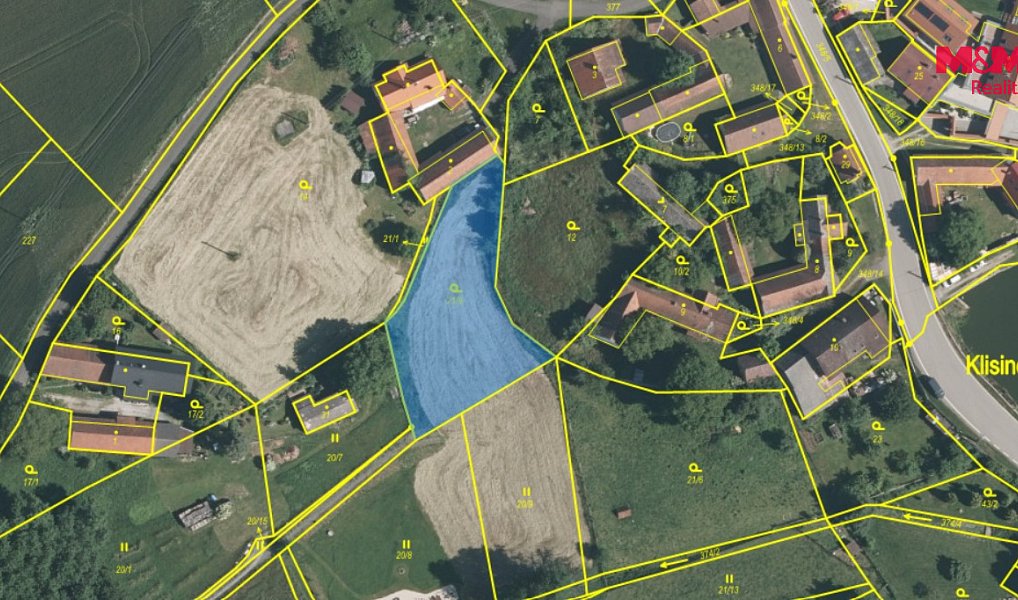 Prodej stavebního pozemku 1 256 m², Hrazany – náhled fotky 5
