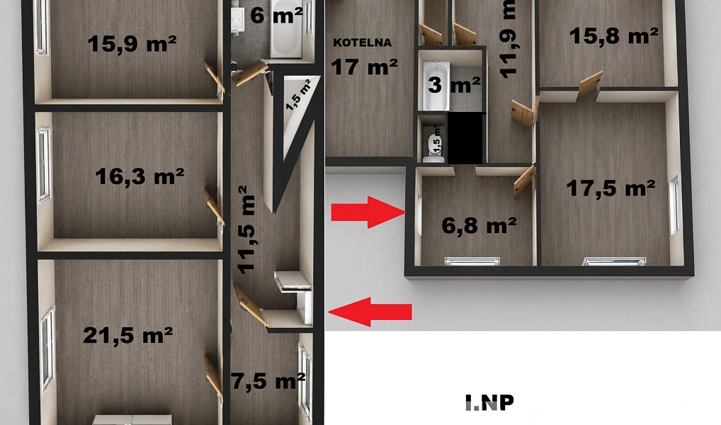 Prodej domu 362 m² s pozemkem 3 008 m², Odry – náhled fotky 7