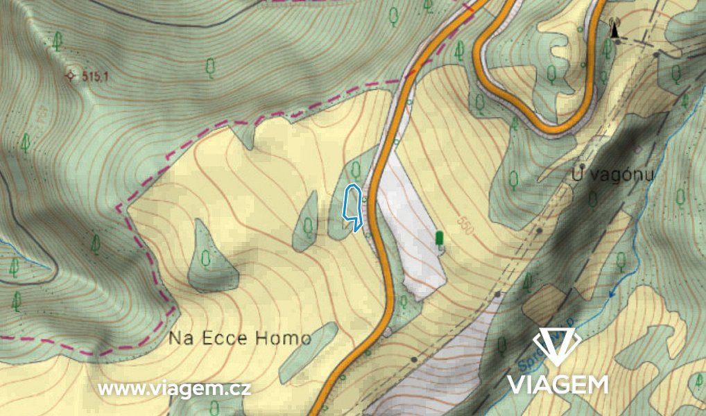 Prodej pole 727 m², Lipina – náhled fotky 3
