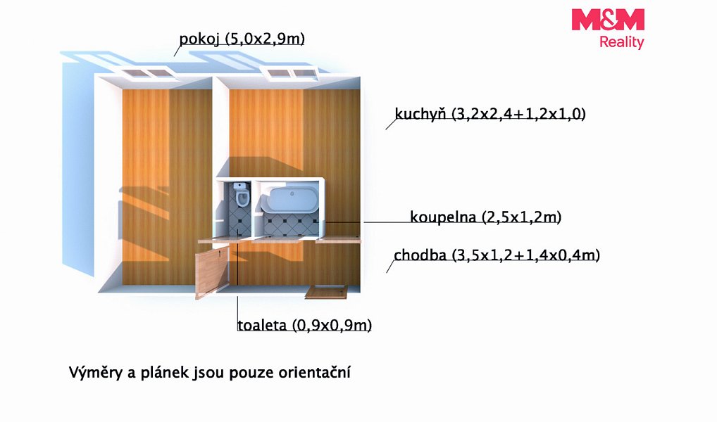 Prodej bytu 1+1 39 m², Bukovany – náhled fotky 10