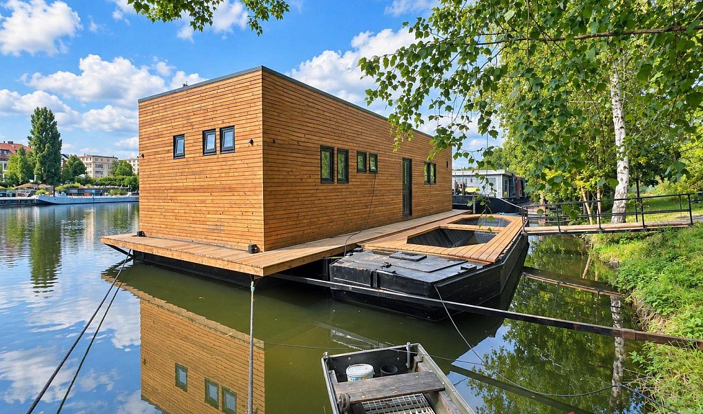 Hausbót 4kk - 96m2 s terasou 30m2 a kotevním místem Praha, Praha – náhled fotky 4