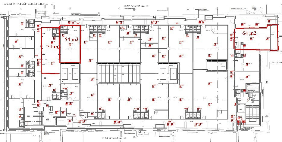 Pronájem kanceláří 100 m² v lokalitě Praha 1, Nové Město - Václavské náměstí. – pohled 3