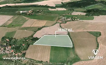 Prodej pole 28 419 m², Ždírec, okres Plzeň-Jih