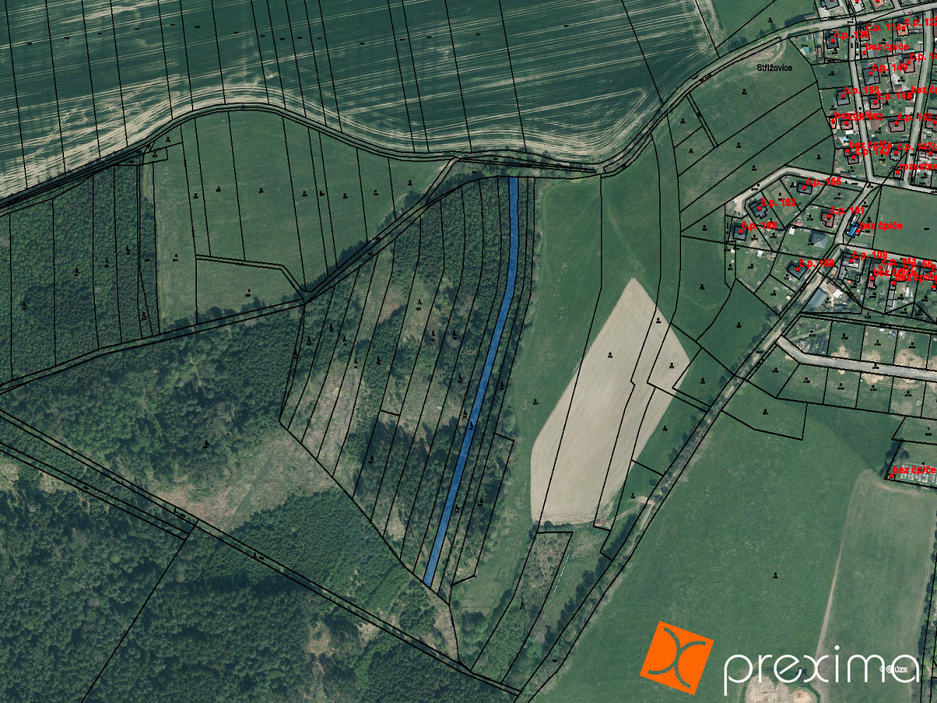 Prodej lesa 3 112 m²