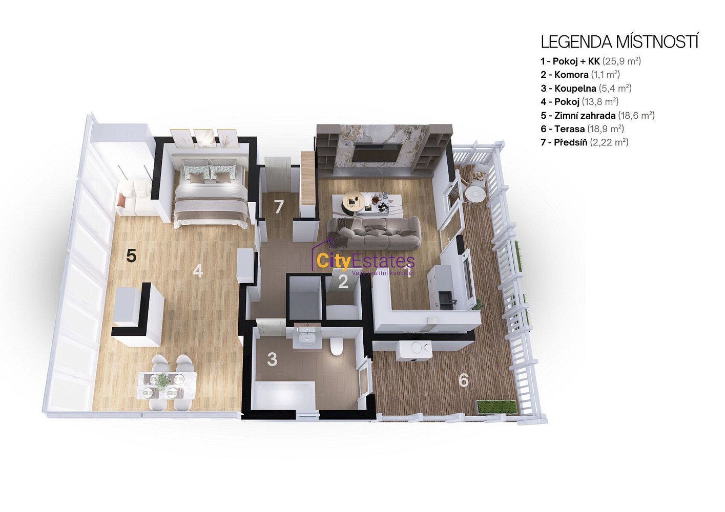 Prodej bytu 2+kk 67 m² — photo 5
