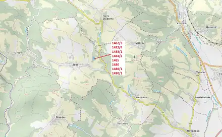 Dražba louky 22 765 m², Jedlí