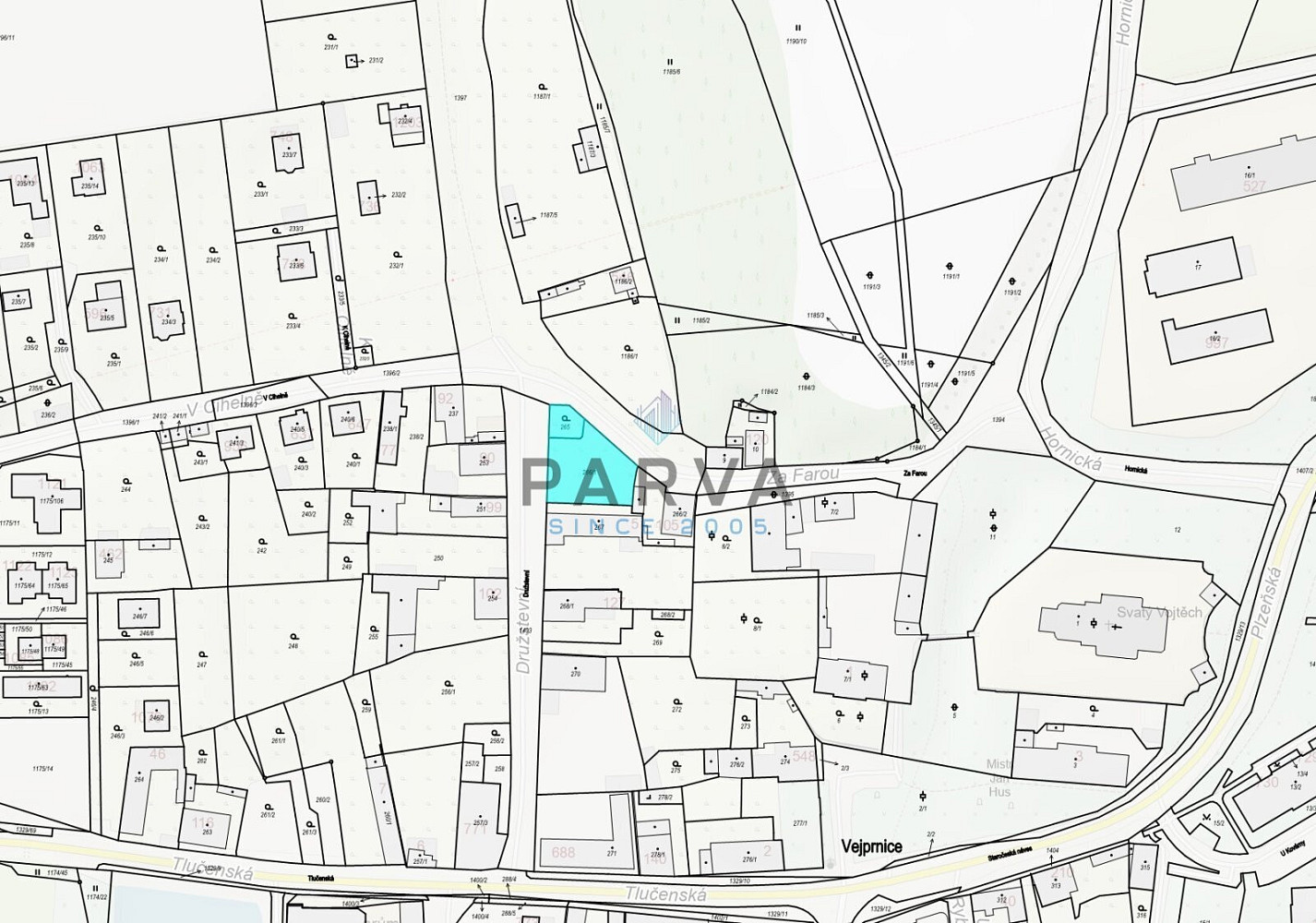 Prodej stavebního pozemku 720 m² – fotografie 4