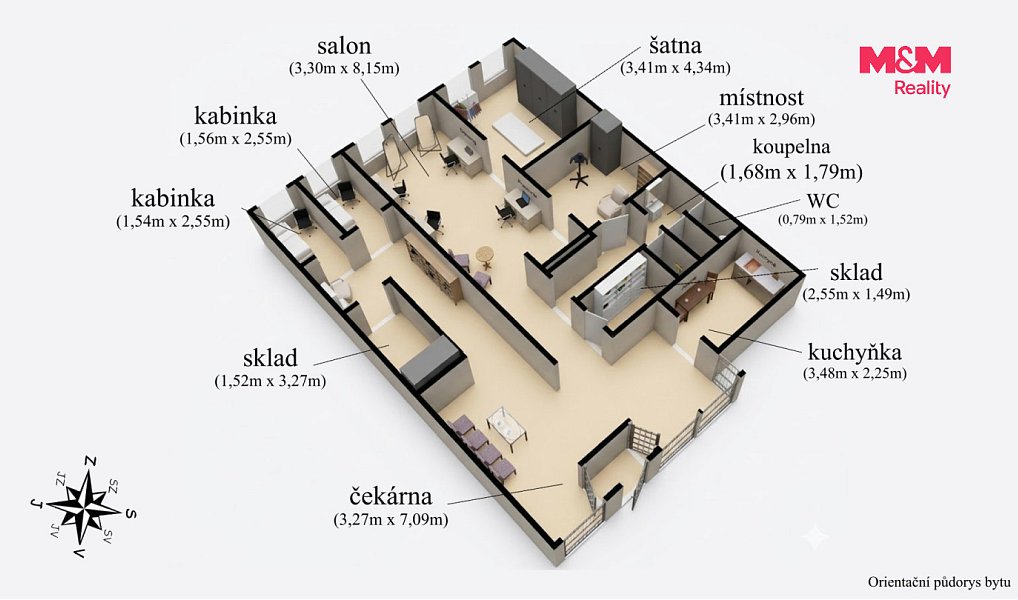Prodej obchodních prostor 159 m², Chomutov – náhled fotky 14