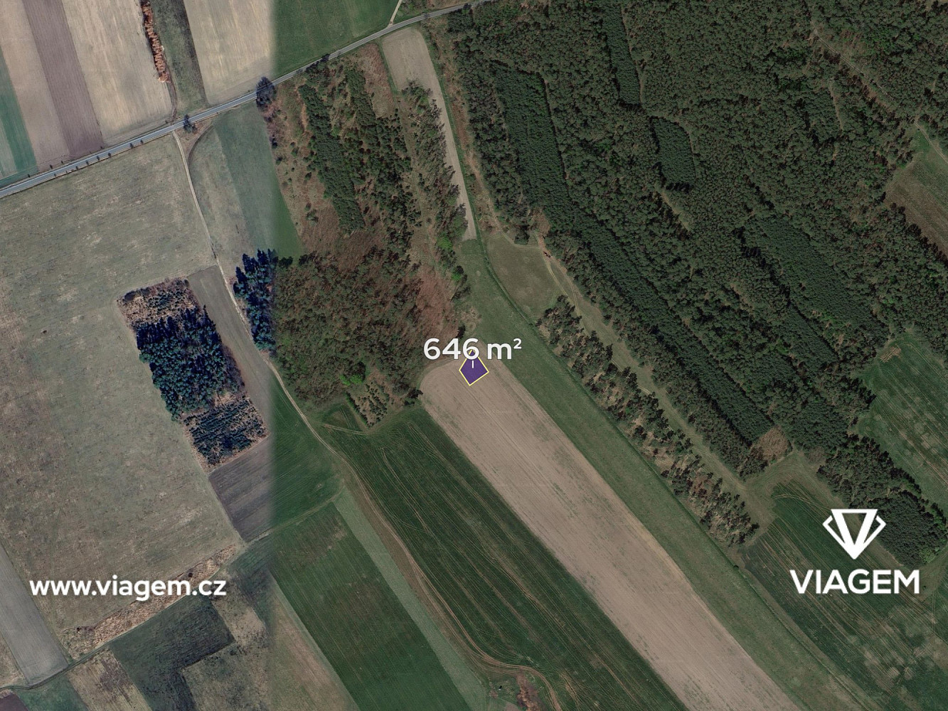 Prodej pole 646 m² – fotografie 2