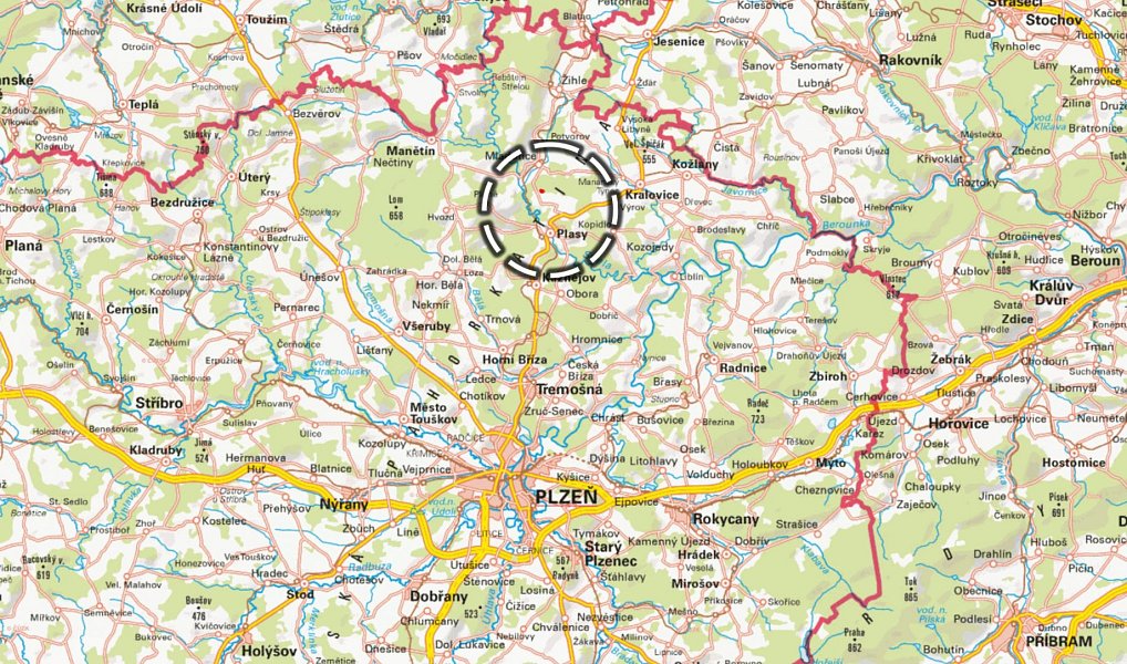 Prodej lesa 10 814 m², Plasy – náhled fotky 3