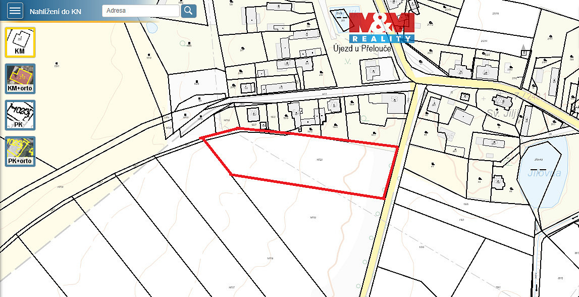 Prodej stavebního pozemku 8 659 m²