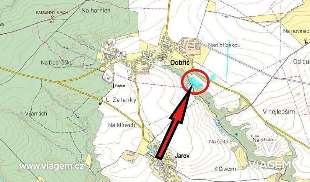 Prodej lesa 1 683 m², Dobříč – náhled fotky 4