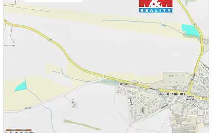 Prodej pole 18 948 m², Kladruby, okres Tachov