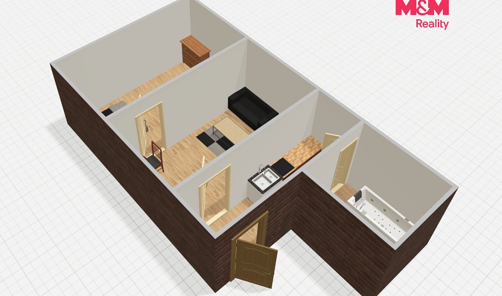 Prodej bytu 2+1 48 m², Havlíčkův Brod – náhled fotky 7