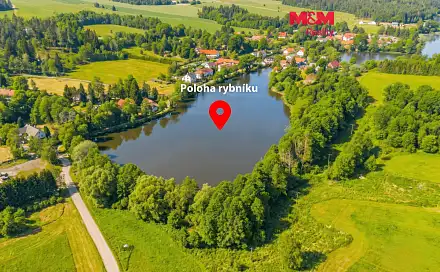Prodej vodní plochy 31 045 m², Studená - Horní Pole, okres Jindřichův Hradec