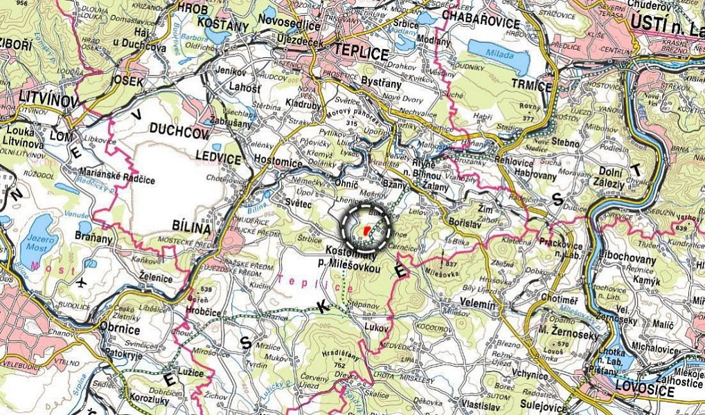 Prodej pole 28 333 m², Kostomlaty pod Milešovkou – náhled fotky 4