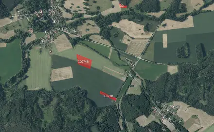 Prodej pole 19 268 m², Neveklov - Jablonná, okres Benešov