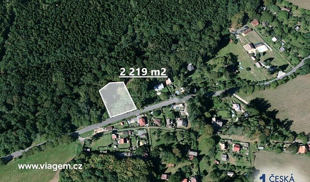 Prodej zahrady 2 219 m², Jílové u Prahy – náhled fotky 2