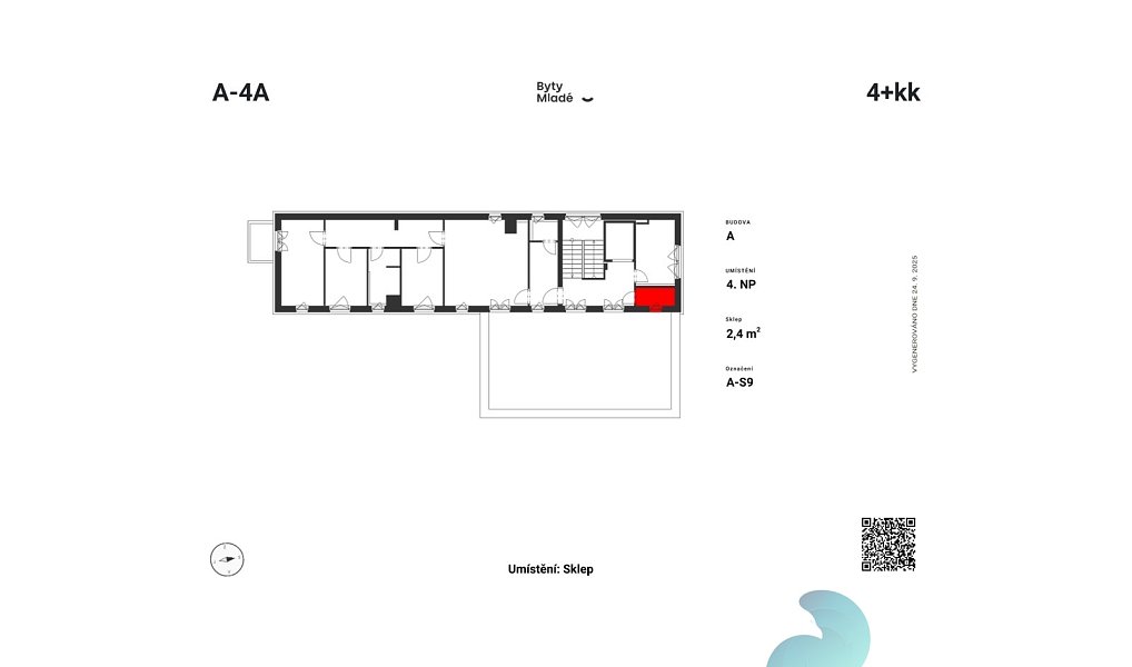 Prodej bytu 4+kk 84 m², České Budějovice – náhled fotky 4