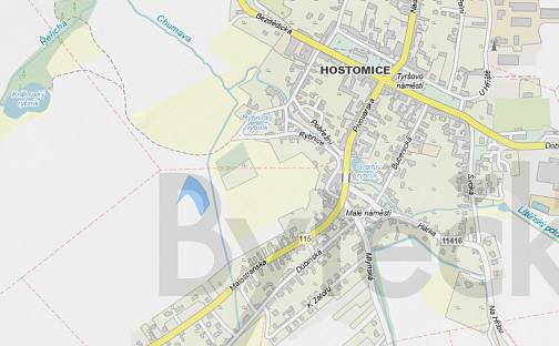 Prodej pole 4 418 m², Malostranská, Hostomice, okres Beroun