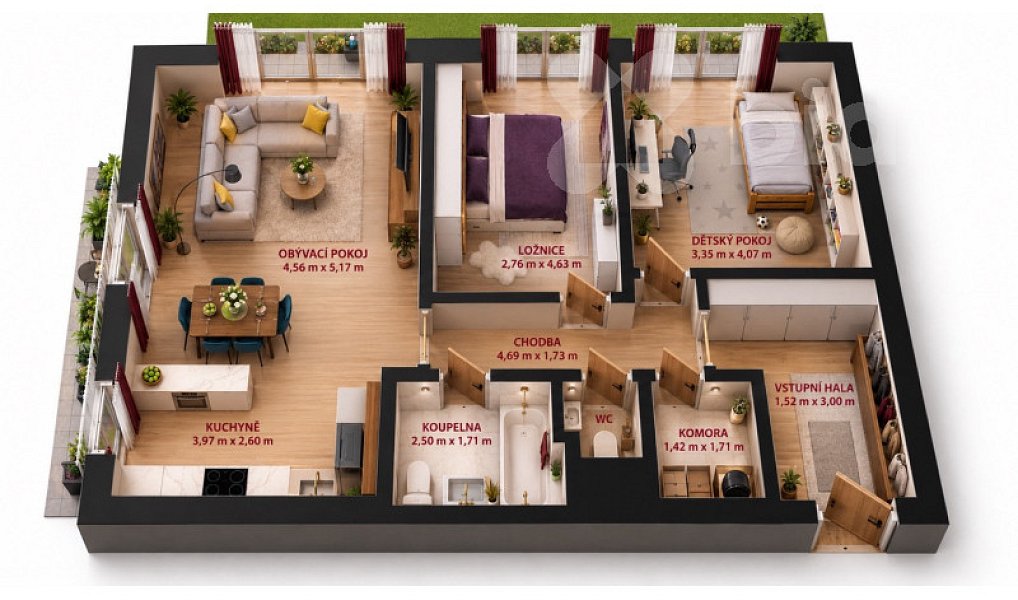 Prodej bytu 3+kk 81 m², Jinočany – náhled fotky 29