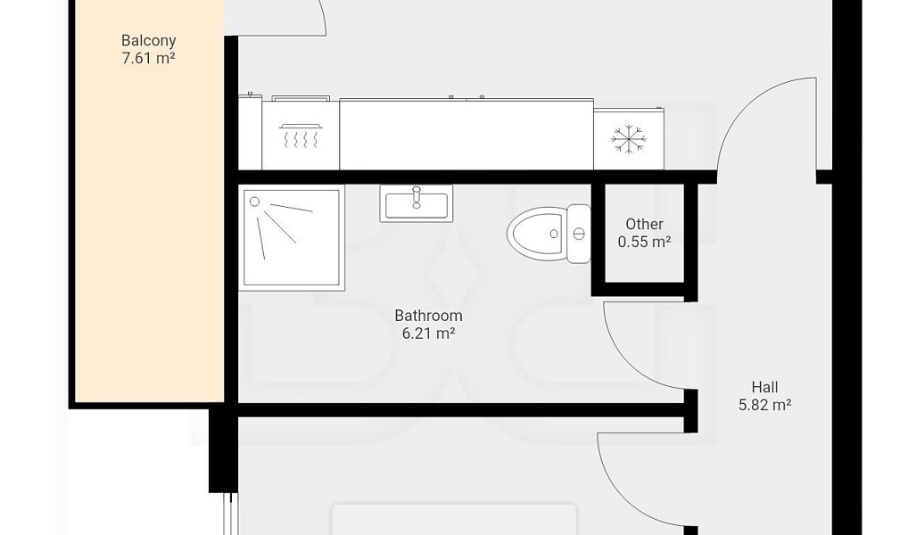 Pronájem bytu 2+kk 55 m², České Budějovice – náhled fotky 18