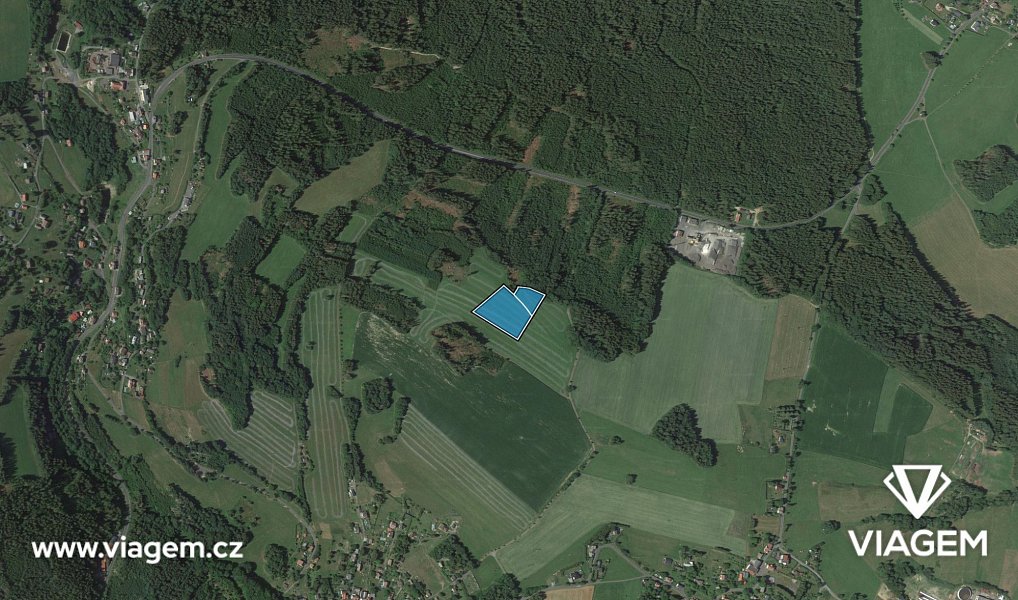 Prodej pole 1 133 m², Radčice – náhled fotky 3